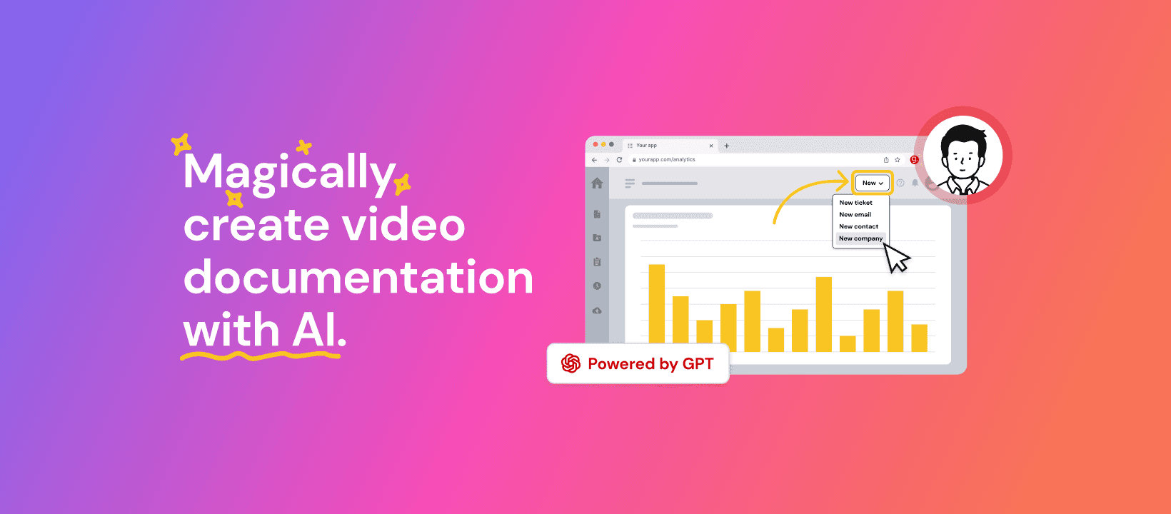 Guidde - Magically create video documentation with AI. Capture any process without design or video skills.